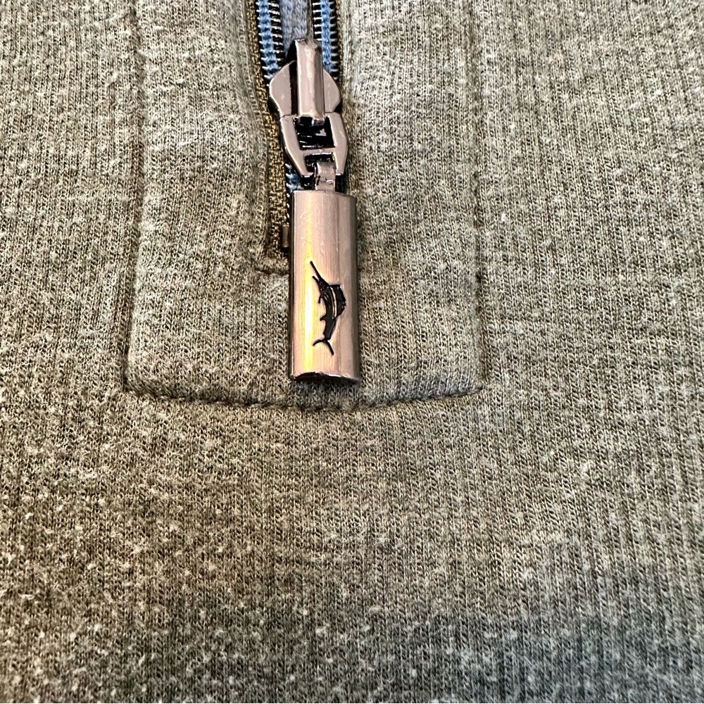 Tommy Bahama Flipshore Reversible Men’s XXL 1/4 Zip Pullover Sweater  Blue/Sage - Picture 16 of 16